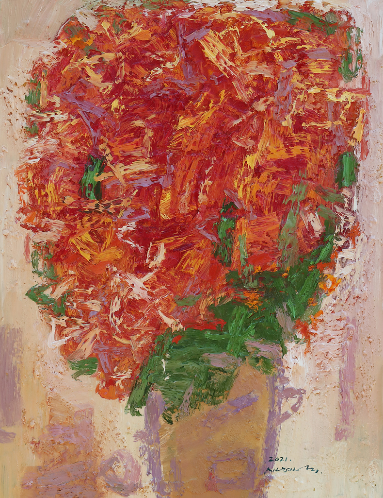  꽃,116.7X91.0,Oil on canvas,2021
