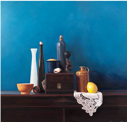  레이스가 있는 정물 116.7 * 91.0 oil on canvas