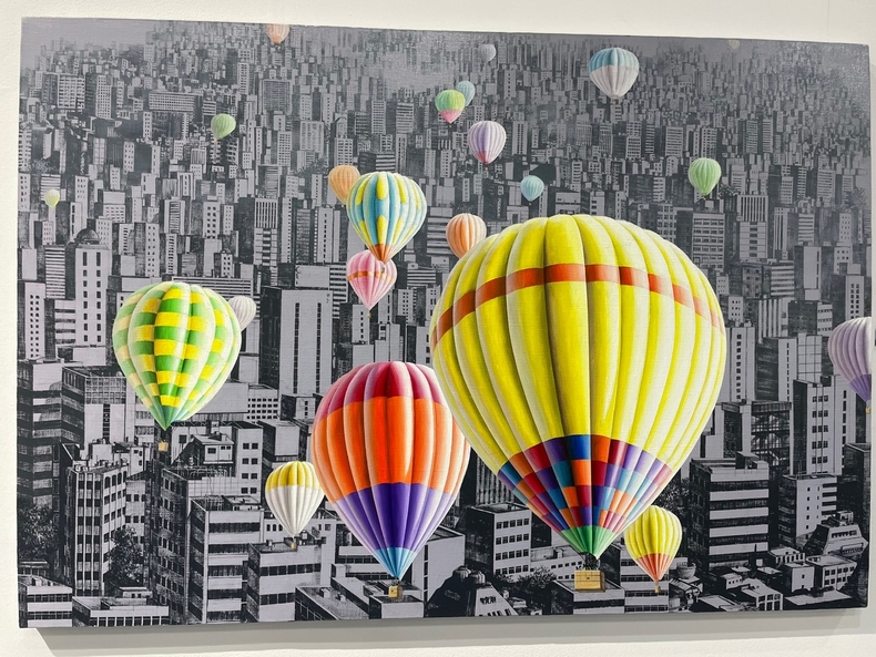  도시2018-seeing-fly4 116.7 *80.3 Acrylic on canvas_2018