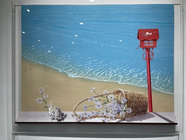  프레임-보는-우체통 116.7 * 91.0 Acrylic on canvas_2017
