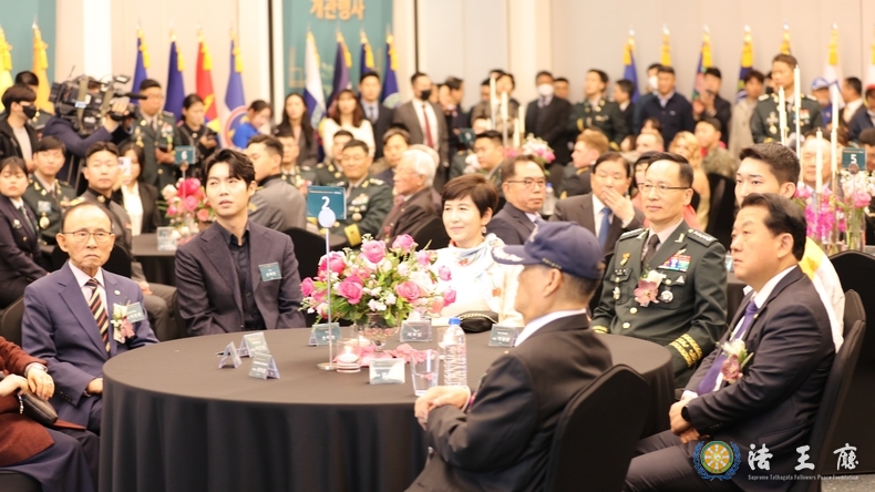  박정환 참모총장을 비롯해서 이진삼 제28대 참모총장이 자리를 함께 했다.(사진=법왕청신문)