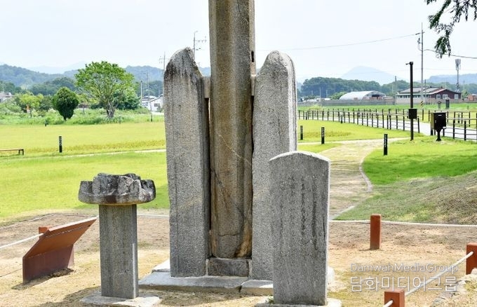 담양 객사리 석당간, (사진-전라남도 담양군)