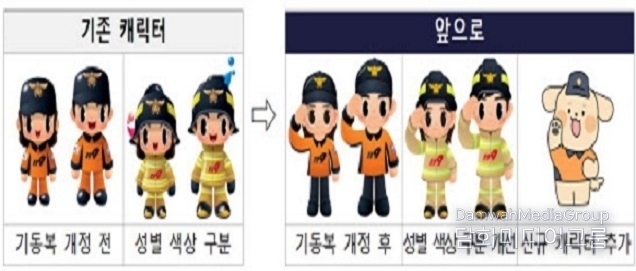소방청 공식 캐릭터 ‘영웅이’ 7년 만에 새 단장